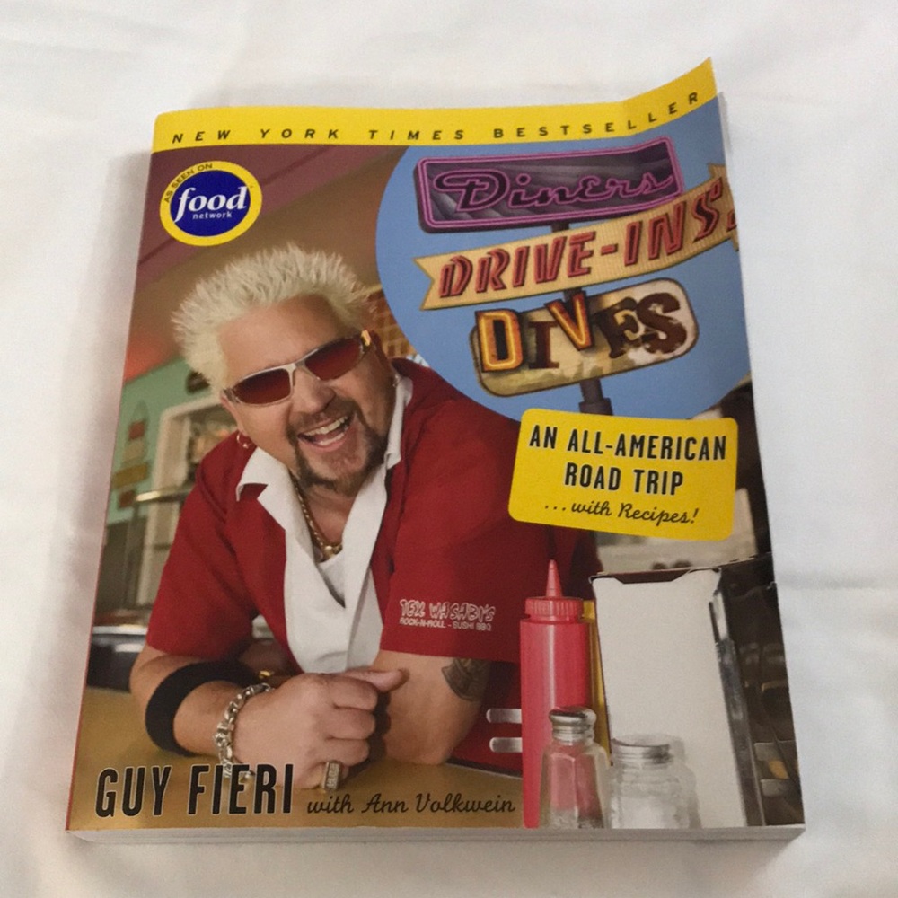 🌸NEW🌸 Guy Fieri Diners Drive Ins Dives Book